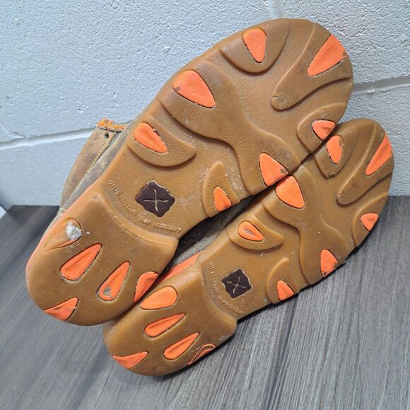 Twisted X Moc Style Loafers. Brown Leather Casual Western Loafer Women's Size 9W - Picture 6 of 8